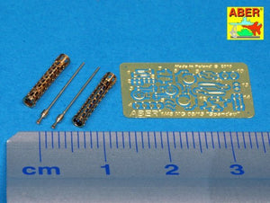 Aber A48 040 Set of two barrels for German 7,9 mm lMG 08/15 Spandau WWI aircraft machine gun 1/48 – Bild 2