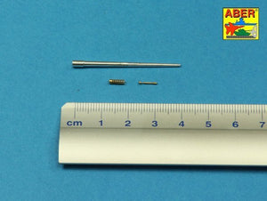 Aber 35L-180 25mm M242 Bushmaster early chain gun barrel &amp;amp; 7,62mm M240 machine gun barrel used on early M2/M3 Bradley or LAV-25 1/35 – immagine 2
