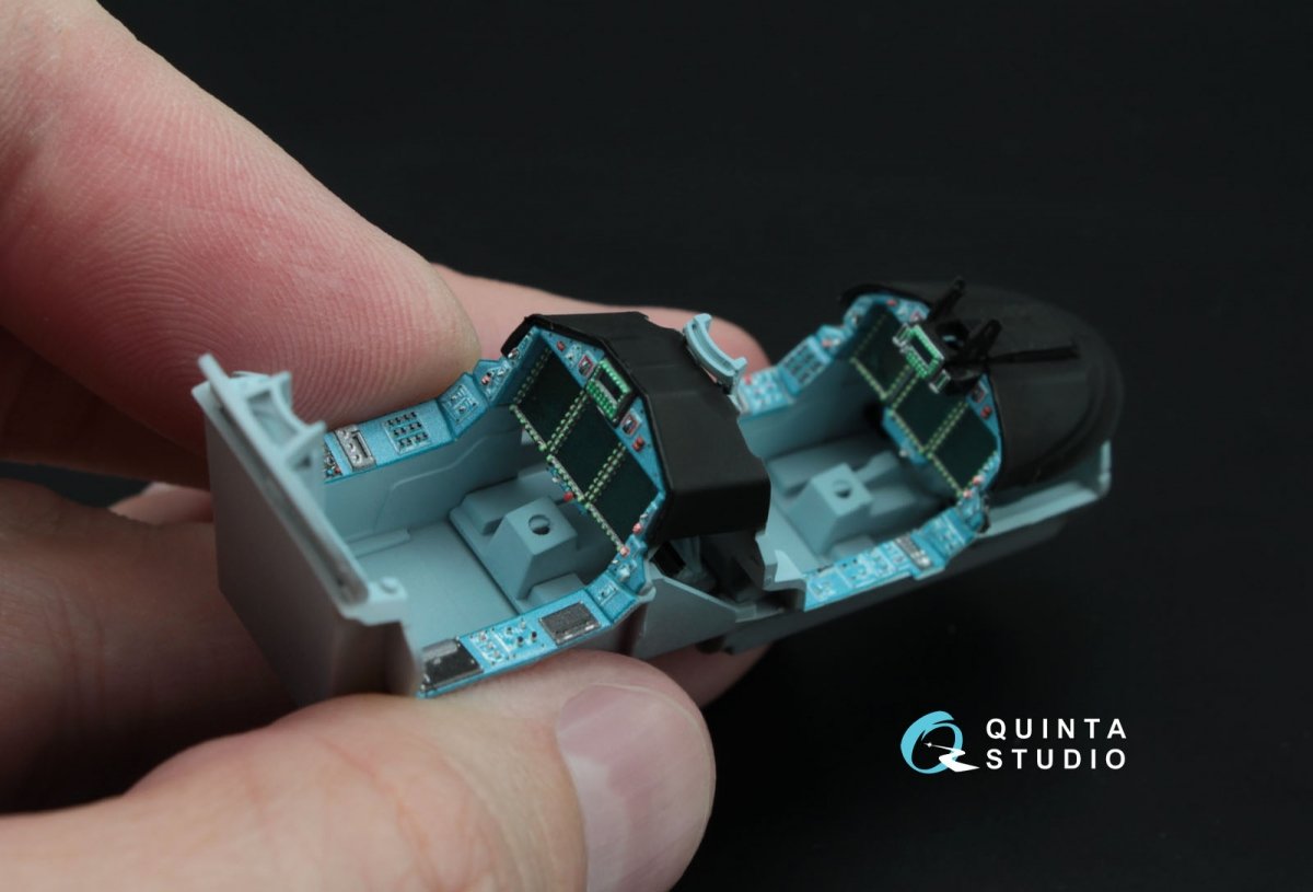 Quinta Studio QD48007 Yak-130 3D-Printed &amp;amp; coloured Interior on decal paper (for Zvezda kits) 1/48 – immagine 7