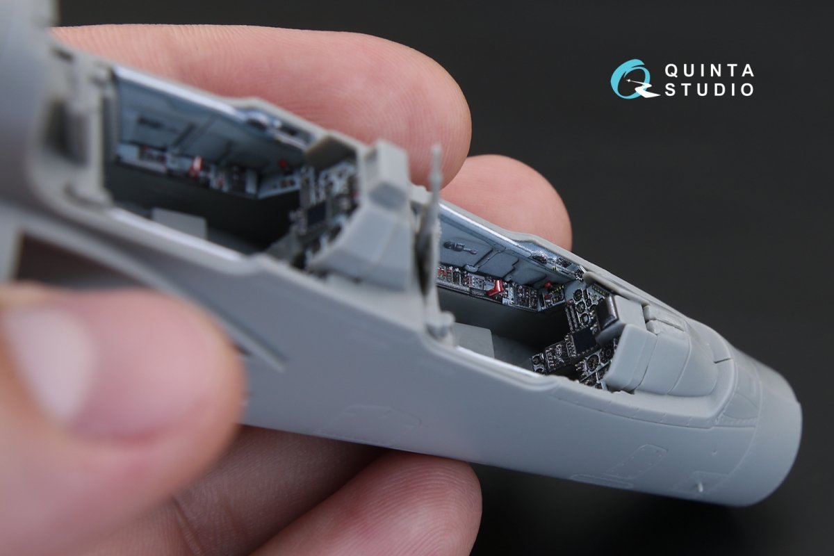 Quinta Studio QD48115 Mirage 2000B 3D-Printed &amp;amp; coloured Interior on decal paper (for Kinetic kit) 1/48 – zdjęcie 8
