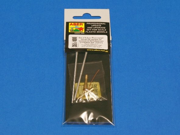Aber 35L-100 Set of 5,5cm Rheinmetall Geraet 58 barrels for German E-50 Flakpanzer 1/35 – Bild 3