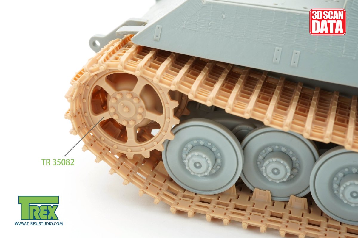 T-Rex Studio TR85052 Jagdtiger Tracks for Porsche Suspension 1/35 – immagine 5