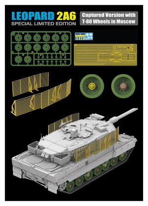 Rye Field Model 5114 Leopard 2A6 Captured Version with T-80 Wheels in Moscow 1/35 – Bild 3