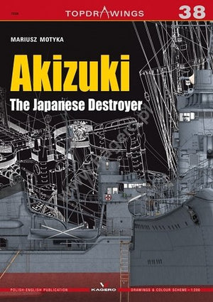 Kagero 7038 Akizuki. Le destroyer japonais EN/PL
