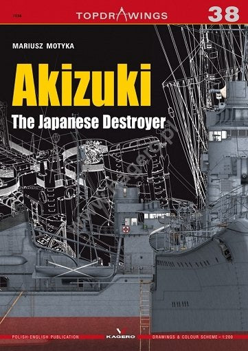 Kagero 7038 Akizuki. Le destroyer japonais EN/PL