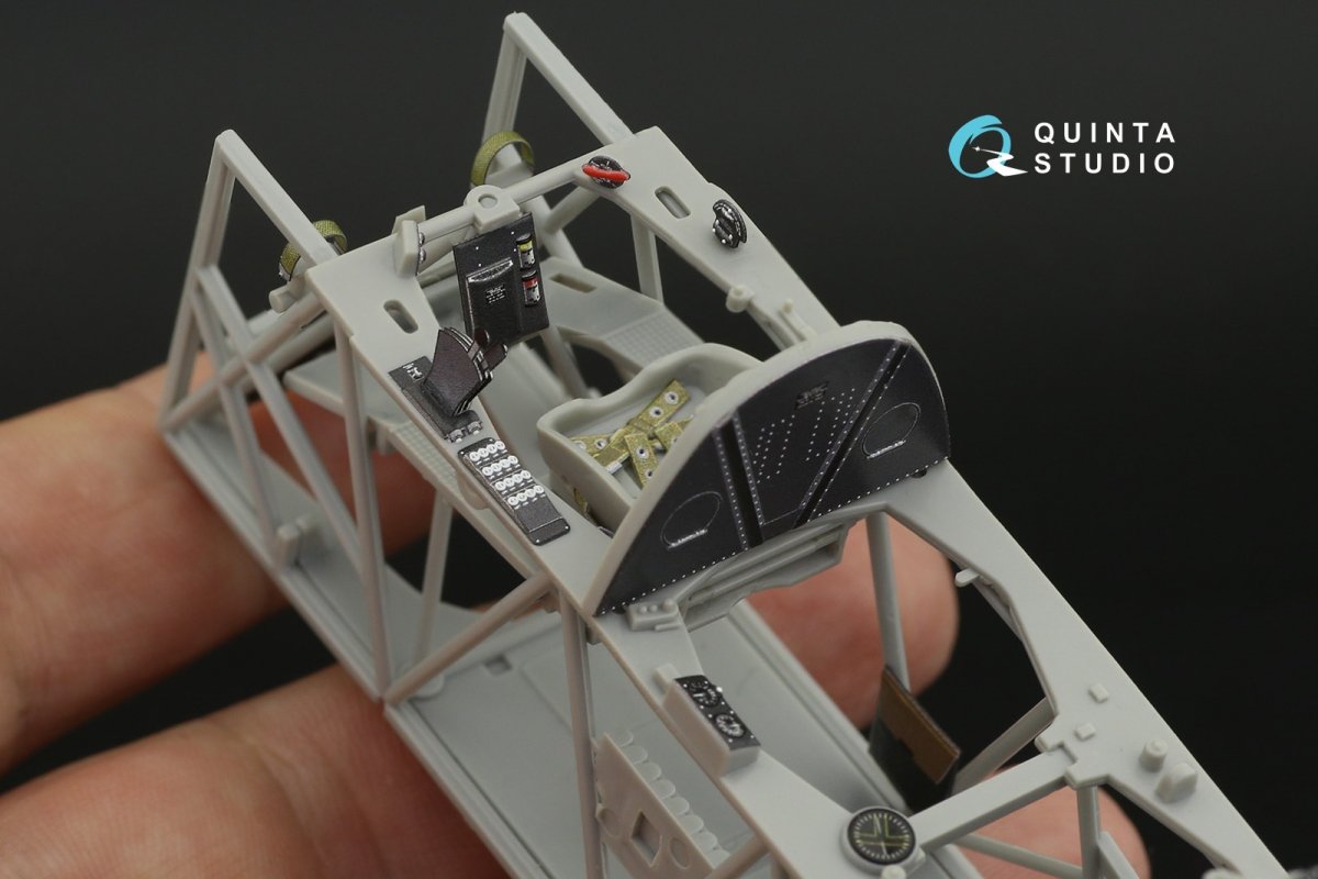 Quinta Studio QD32115 Fairey Swordfish Mk.I 3D-Printed &amp;amp; coloured Interior on decal paper (Trumpeter) 1/32 – immagine 11