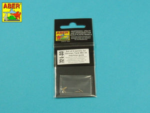 Aber 72L-33 Zestaw 5 luf do niemieckich czołgowych karabinów maszynowych MG 34 / Set of 5 Barrels for German Tank MG 34 machine guns 1/72 – zdjęcie 4