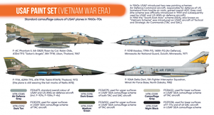 Hataka HTK-CS09 ORANGE LINE – USAF Paint Set (Vietnam war-era) 6x17ml – immagine 3