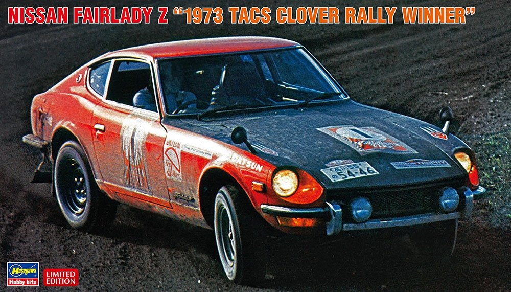 Hasegawa 20529 Nissan Fairlady Z "1973 TACS Clover Rally Winner" 1/24