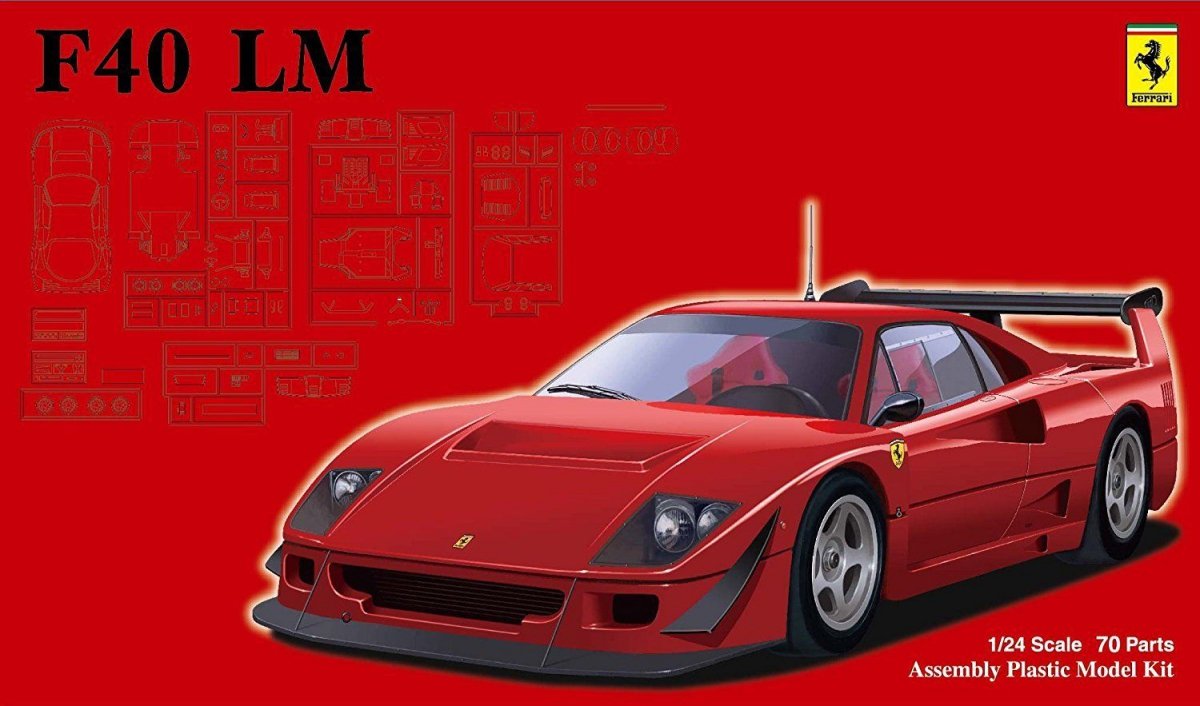 Fujimi 126456 Ferrari F40 LM 1/24