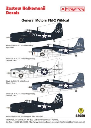 Techmod 48050 - General Motors FM-2 Wildcat 1/48 – image 2