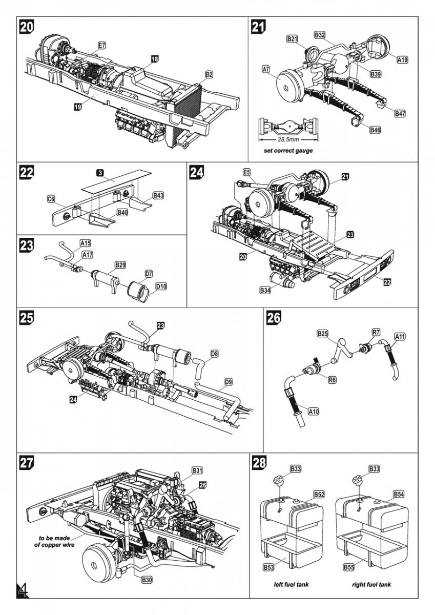 Armory Models 72448-R Russian Modern 6×6 Military Cargo Truck mod.43114 1/72 – immagine 13