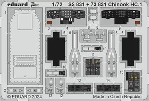 Eduard BIG72185 Chinook HC.1 detail set Airfix 1/72 – immagine 6