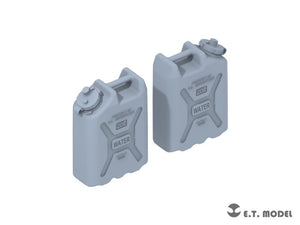 E.T. Model P72-003 US ARMY 20L WATER CANS SET ( 3D Print ) 1/72 – immagine 2