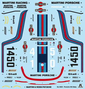 Italeri 3639 Porsche 935 “Baby” (SUPER DECALS SHEET) 1/24 – immagine 2
