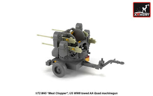 Armory Models 72239 M45 Quadmount, US WWII 4x 12.7mm M2HB Turret on M20 trailer 1/72 – zdjęcie 4
