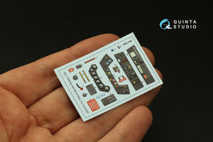 Quinta Studio QD35101 FW 190A-6 3D-Printed &amp;amp; coloured Interior on decal paper (Border Model) 1/35 – Bild 5