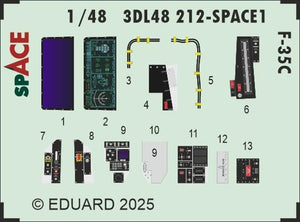 Eduard 3DL48212 F-35C SPACE Tamiya 1/48 – Bild 2