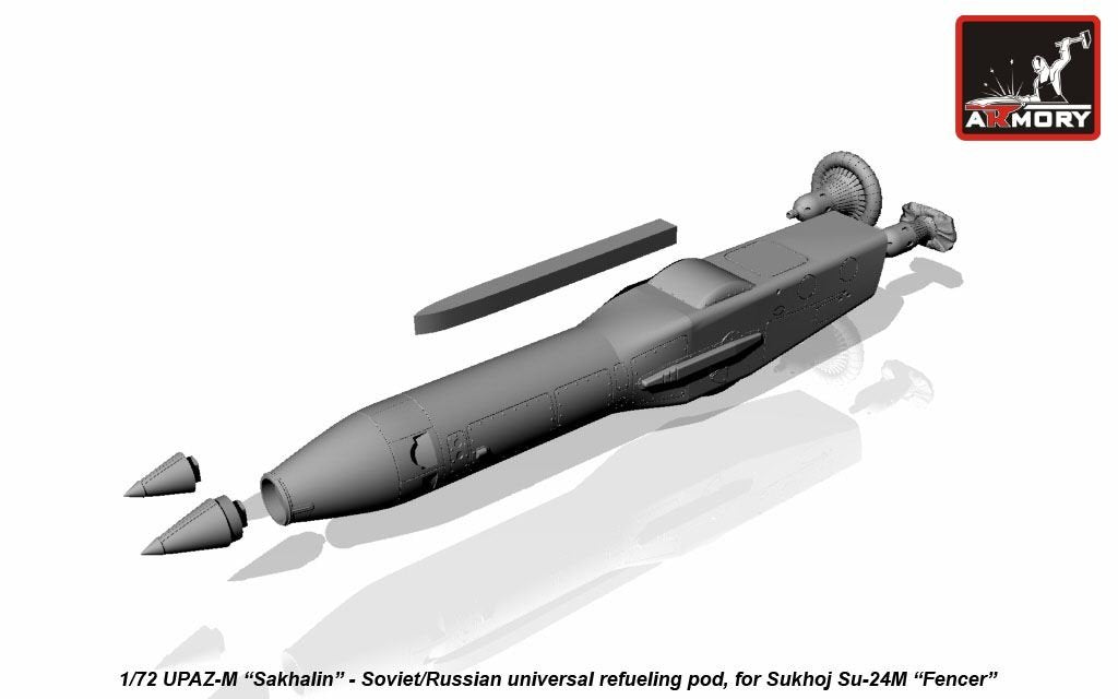 Armory Models ACA7276 UPAZ-M “Sakhalin”, Soviet/Russian universal refueling pod 1/72 – immagine 2