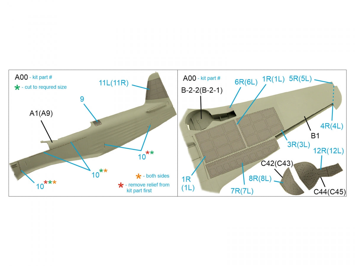 Quinta Studio QP32014 Volets et panneaux Yak-9T (ICM) 1/32 – image 2
