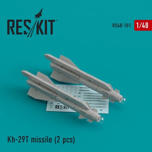 Missile RESKIT RS48-0101 Kh-29T (AS-14B &amp;#39;Kedge) (2 pcs) 1/48