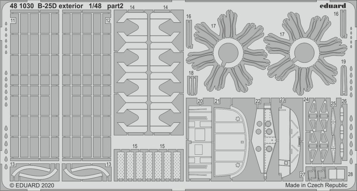 Eduard 481030 B-25D extérieur 1/48 REVELL
