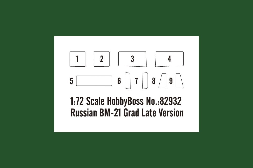 Hobby Boss 82932 Russian BM-21 &amp;quot;Hail&amp;quot; self-propelled rocket launcher late model 1/72 – Bild 3