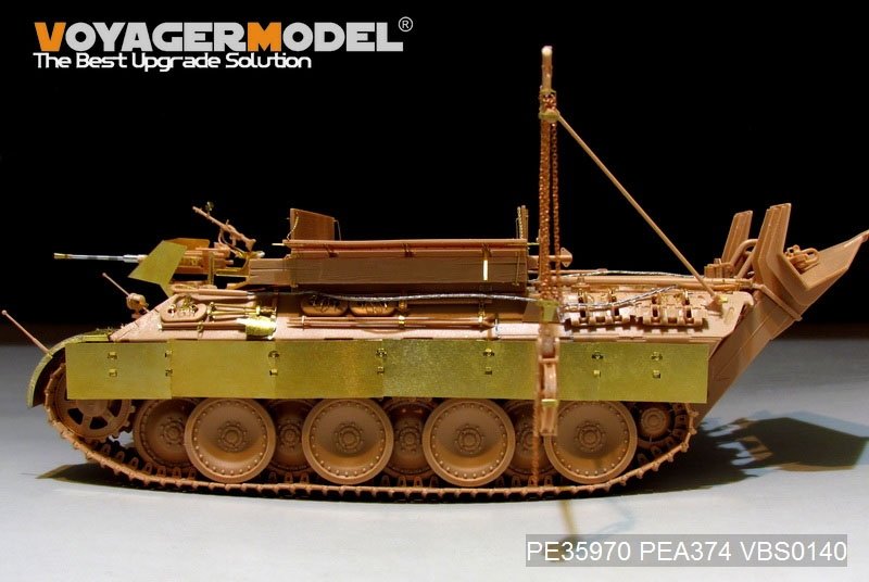 Voyager Model PE35970 WWII German Bergepanther Ausf.A (Late type,Panther G tool holders) Basic For MENG SS-015 1/35 – immagine 9
