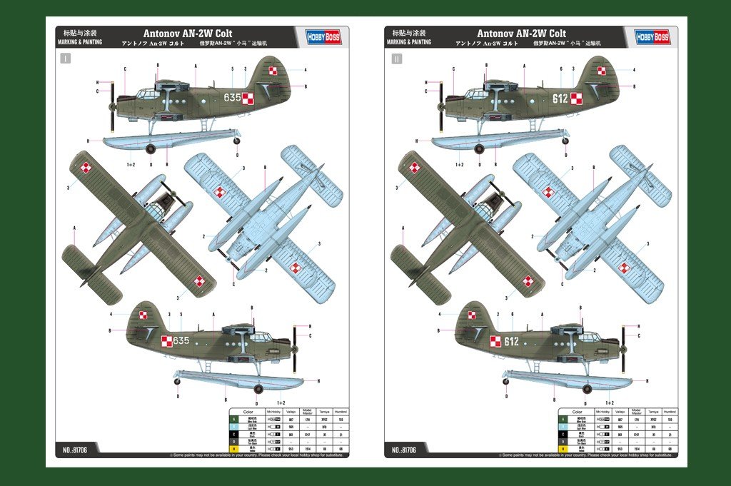 Hobby Boss 81706 Antonov AN-2W Colt 1/48 – immagine 4