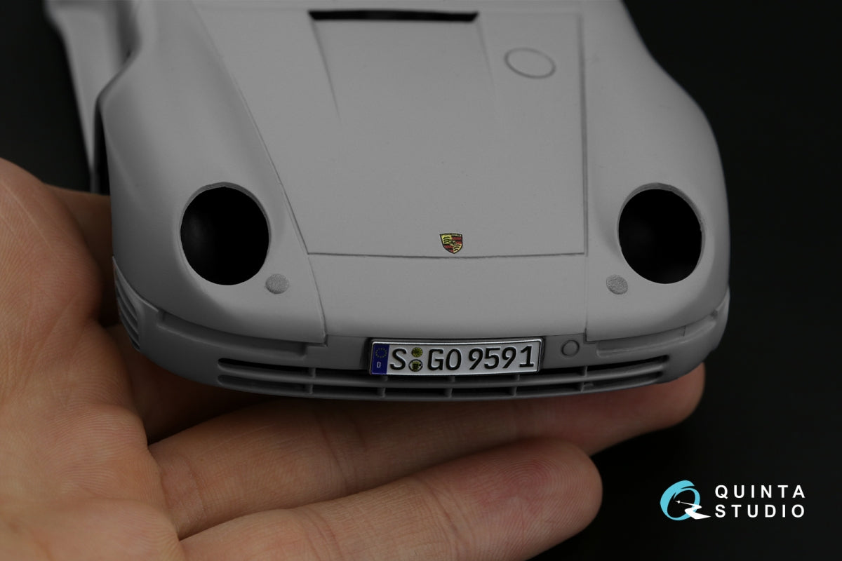 Quinta Studio QD24003 Porsche 959 3D-Printed &amp;amp; coloured Interior on decal paper (Tamiya) 1/24 – immagine 11