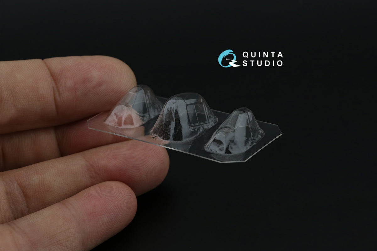 Quinta Studio QC72008 F6F-3/5 Hellcat vacuumed clear canopy (Eduard) 1/72 – zdjęcie 6