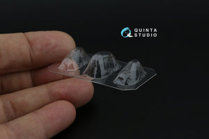 Quinta Studio QC72008 F6F-3/5 Hellcat vacuumed clear canopy (Eduard) 1/72 – zdjęcie 6