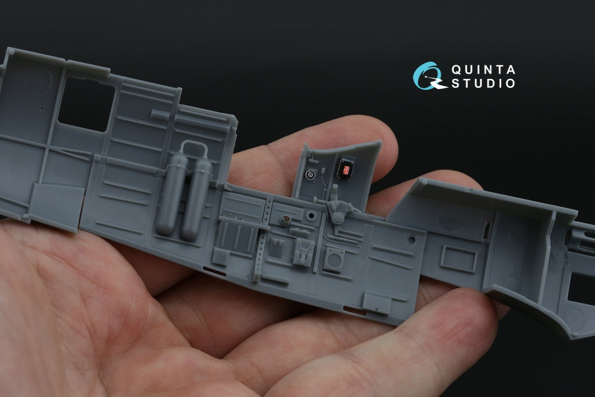 Quinta Studio QD32244 Spitfire Mk.V 3D-Printed &amp;amp; coloured Interior on decal paper (Kotare) 1/32 – immagine 9