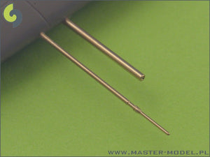 Master AM-48-018 Fw 190 A6 armament set (MG 17 barrel tips, MG 151 barrels, MG 151 fairings) &amp;amp; Pitot Tube 1/48 – immagine 4