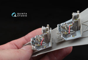 Quinta Studio QD48032 F-16D 3D-Printed &amp;amp; coloured Interior on decal paper (for Hasegawa kit) 1/48 – immagine 7