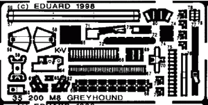Eduard 35200 M-8 Greyhound 1/35 Tamiya – immagine 2