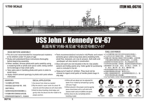 Trumpeter 06716 USS John F. Kennedy CV-67 1/700 – immagine 3