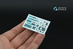 Quinta Studio QD+48580 MiG-21bis early Fishbed-L 3D-Printed &amp;amp; coloured Interior on decal paper (Eduard) (with 3D-printed resin parts) 1/48 – imagen 9
