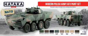 Hataka HTK-AS72 Modern Polish Army AFV paint set (8x17ml) – Bild 2