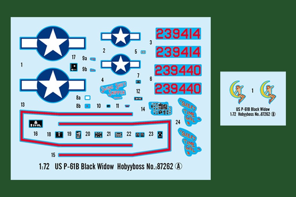 Hobby Boss 87262 US P-61B Black Widow 1/72 – immagine 4