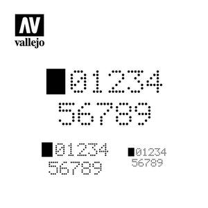 Numéros numériques Vallejo ST-SF004 – image 2
