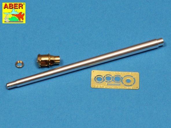 Aber 35L-137 U.S 76 mm M1A2 barrel with muzzle brake for Sherman M4 &amp;amp; M-18 Hellcat 1/35