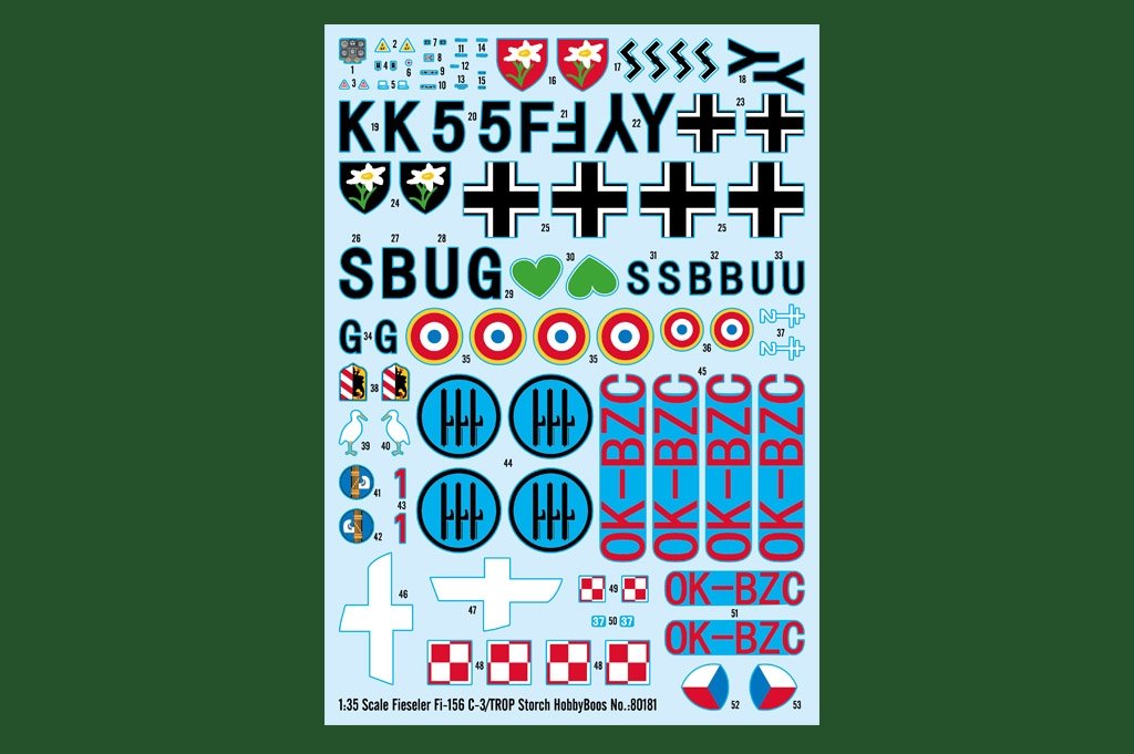 Hobby Boss 80181 Fieseler Fi-156 C-3/TROP Storch 1/35 – zdjęcie 3