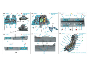 Intérieur imprimé en 3D et coloré sur papier décalcomanie Quinta Studio QD48504 MiG-31B (Hobby Boss) 1/48 – image 2