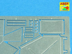 Aber 25020 Rear boxes for (Sd.Kfz. 171) Panther Ausf.A 1/25 – immagine 5