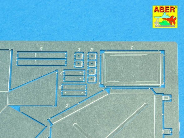 Aber 25020 Rear boxes for (Sd.Kfz. 171) Panther Ausf.A 1/25 – immagine 5