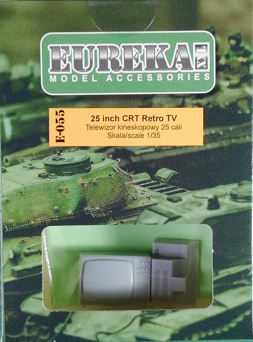 Téléviseur cathodique Eureka XXL E-055 style vintage 25 pouces 1/35