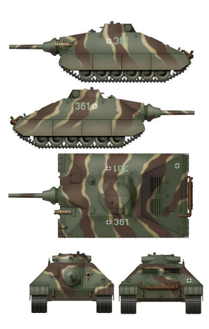 Das Werk DW35019 Schwerer kleiner Panzerkampfwagen German Heavy Tank Project 1944 (2 in 1) 1/35 – Bild 5