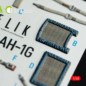 KELIK K48071 AH-1G INTERIOR 3D DECALS FOR ICM/SPECIALHOBBY KIT 1/48 – Bild 8