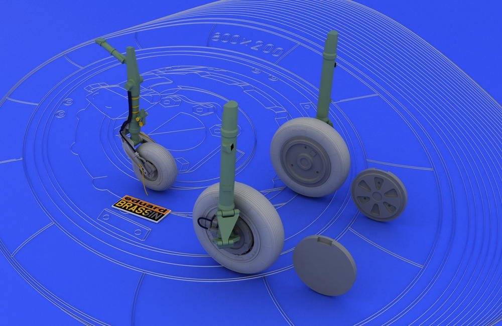 Eduard 648026 MiG-21 wheels 1/48 (EDUARD) – imagen 3